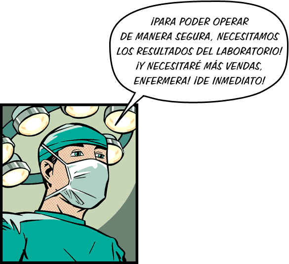 Surgeon in the operating room