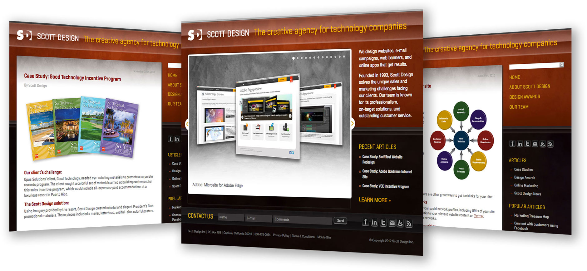 scott design website redesign