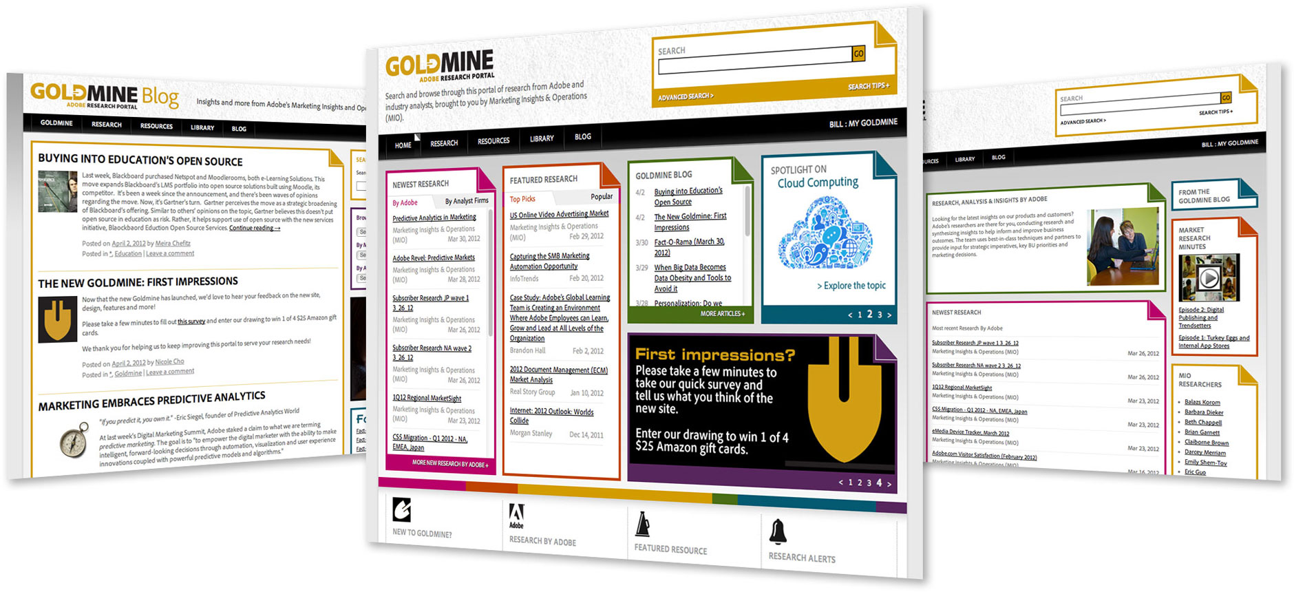 corporate intranet portal site