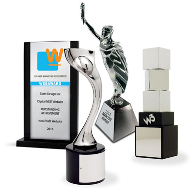 Digital NEST website wins nonprofit website awards