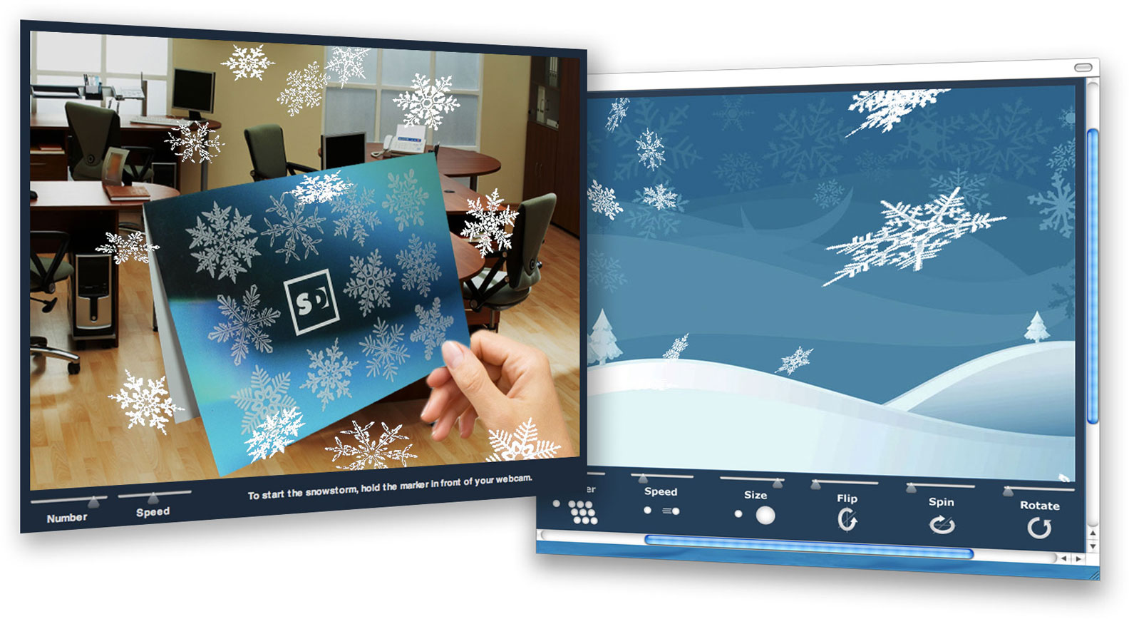 holiday web app AR