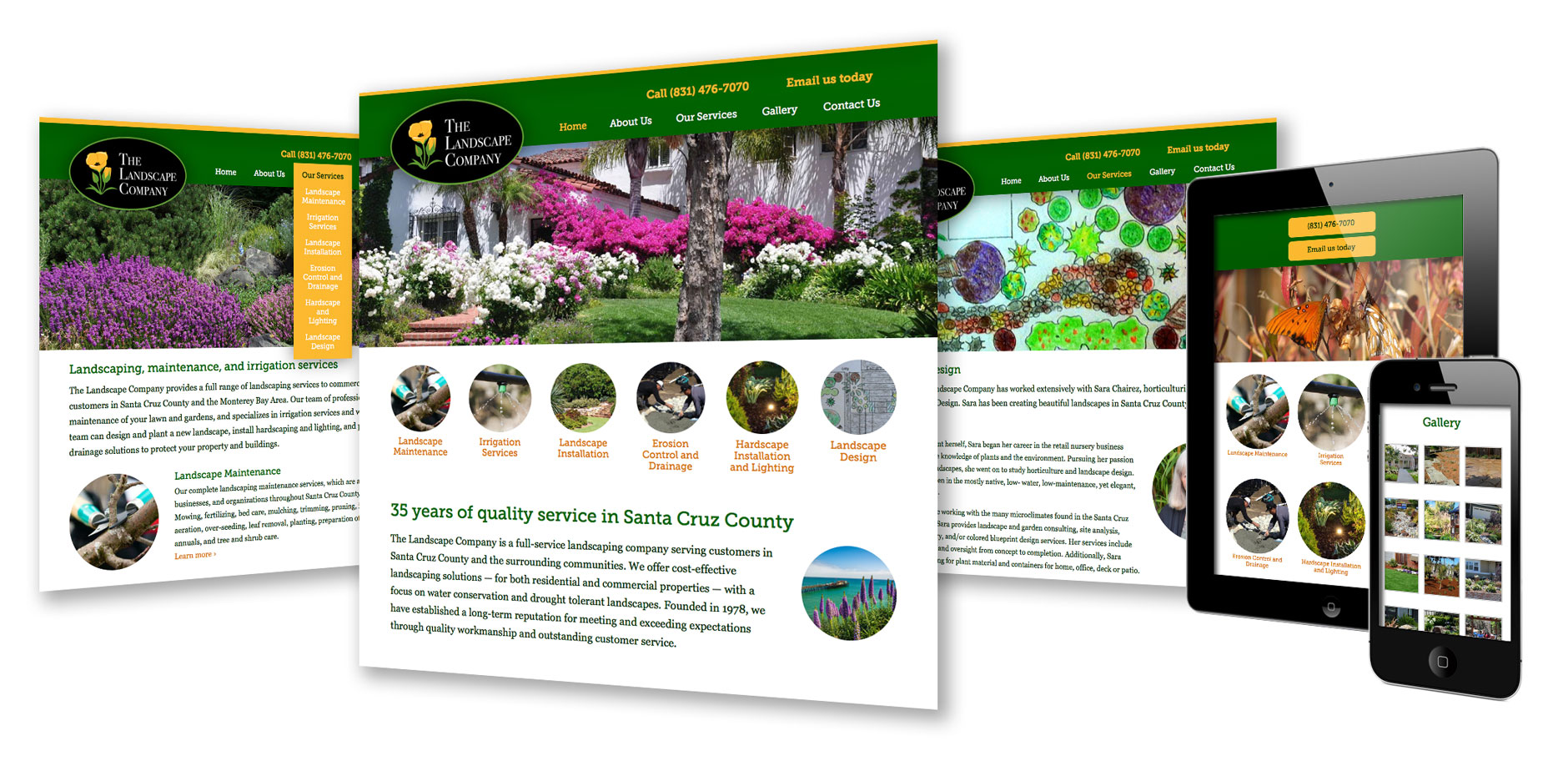 landscaping company website