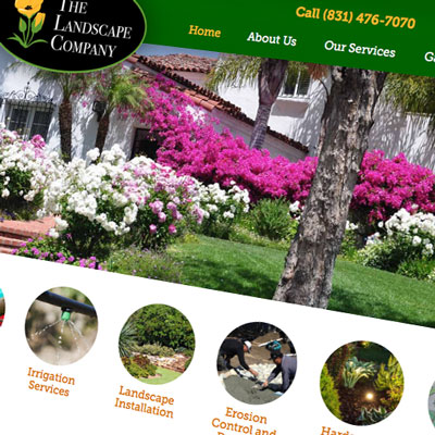 website for landscaper