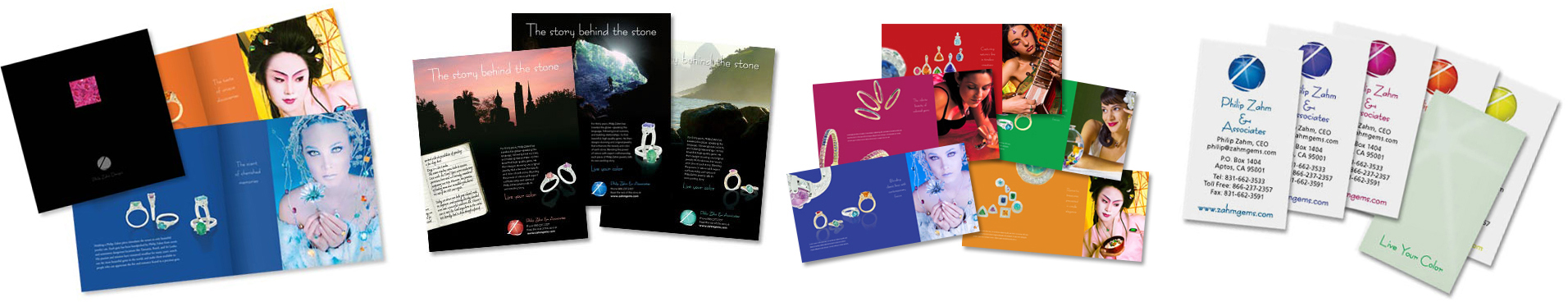 luxury brand brochure advertising direct mail logo