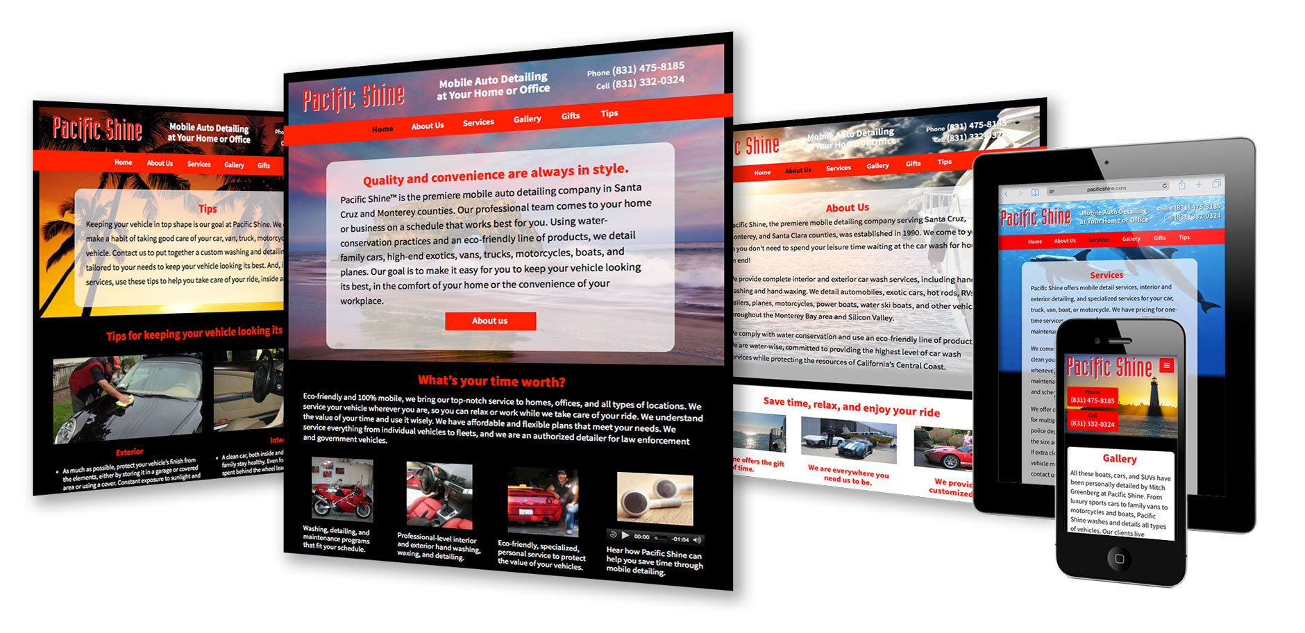 Responsive B2C wordpress website