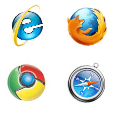 top web browser logos